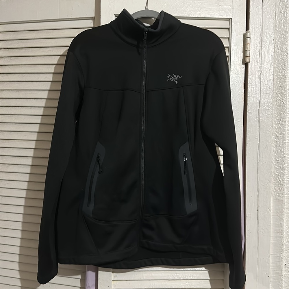 Arc'teryx Women's Cardigan Fleece Jacket Black Size XL